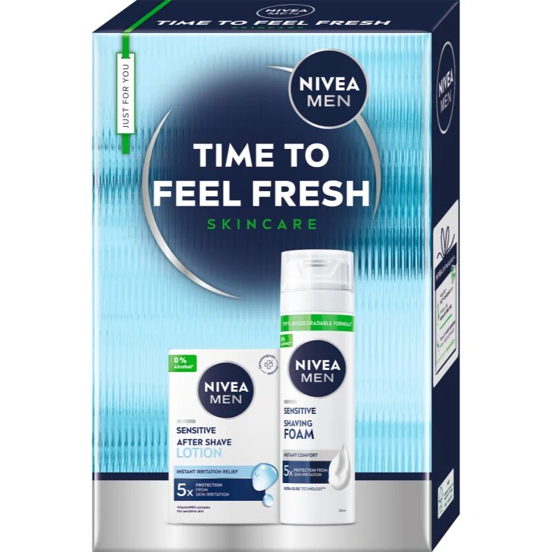 Nivea MEN Time to Feel Fresh dárková sada na holení