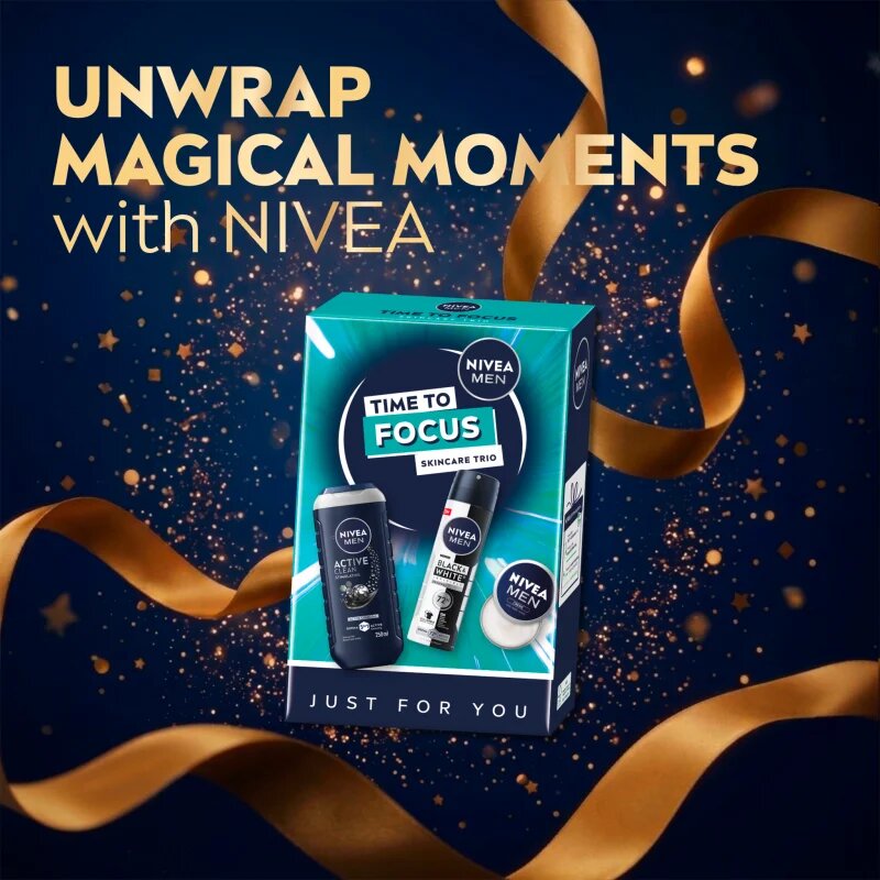 Nivea MEN Time to Focus dárková sada pro muže