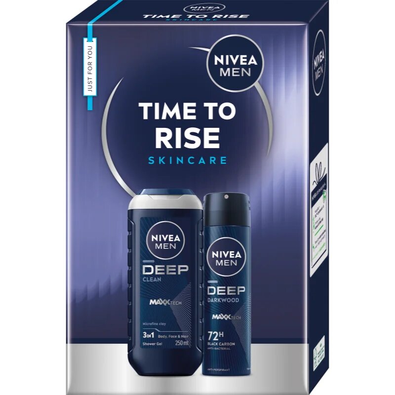 Nivea MEN Time to Rise dárková sada na tělo