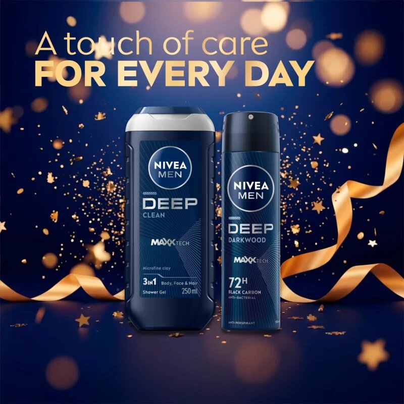Nivea MEN Time to Rise dárková sada na tělo