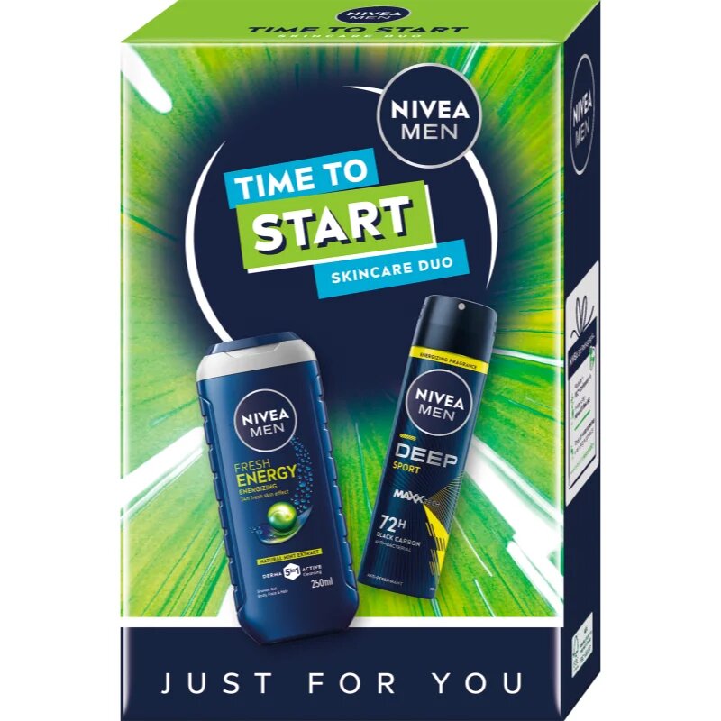 Nivea MEN Time to Start dárková sada na tělo