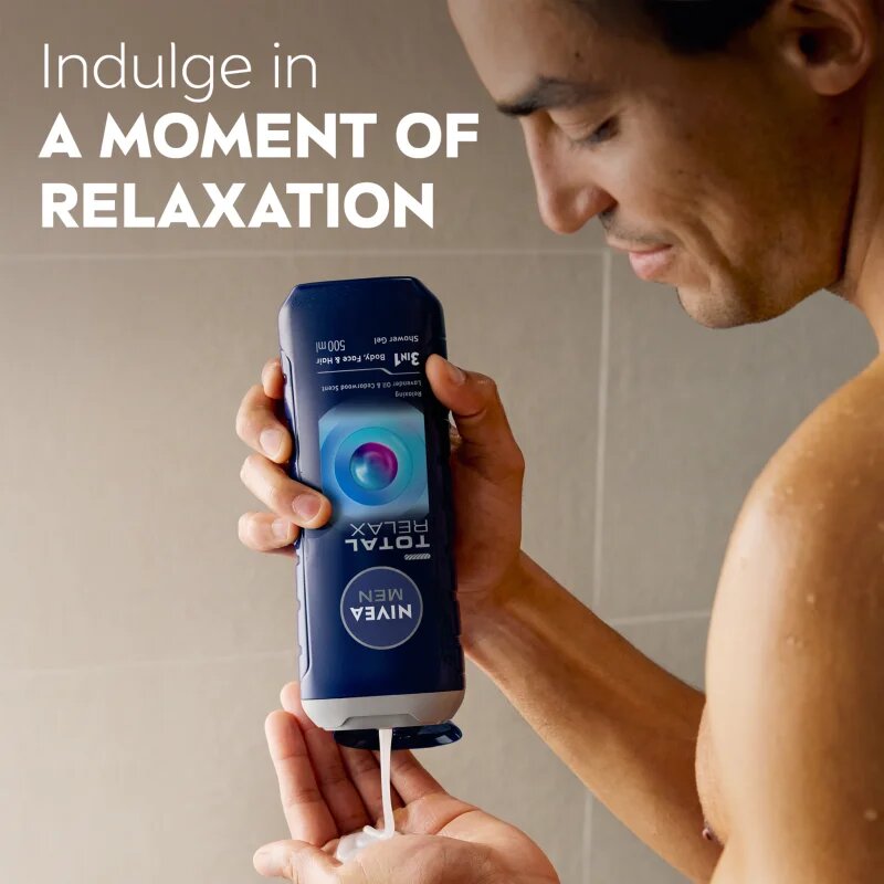 Nivea MEN Total Relax relaxační sprchový gel 500 ml