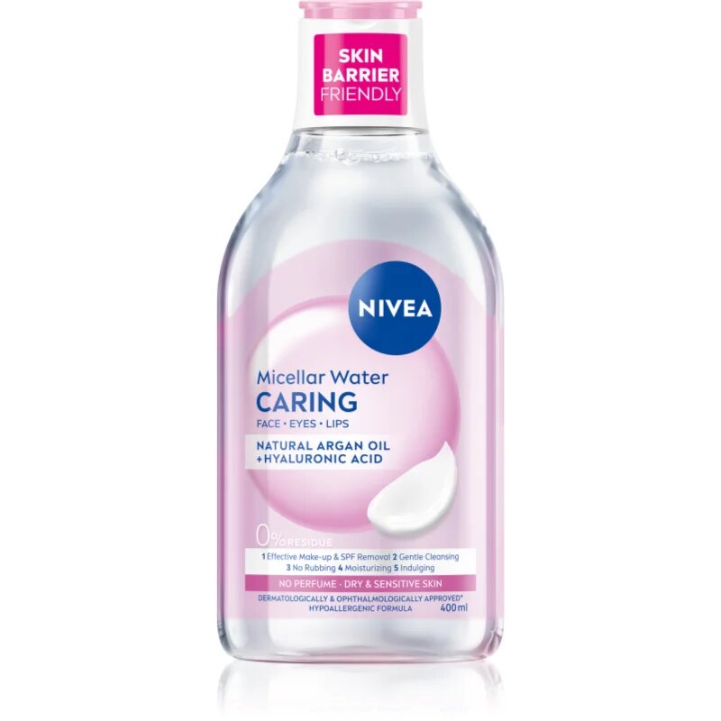 Nivea Micellar Caring jemná micelární voda 400 ml