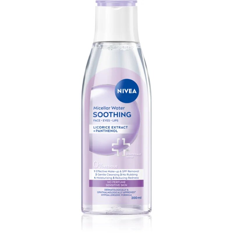 Nivea Micellar Soothing micelární čisticí voda pro citlivou pleť 200 ml