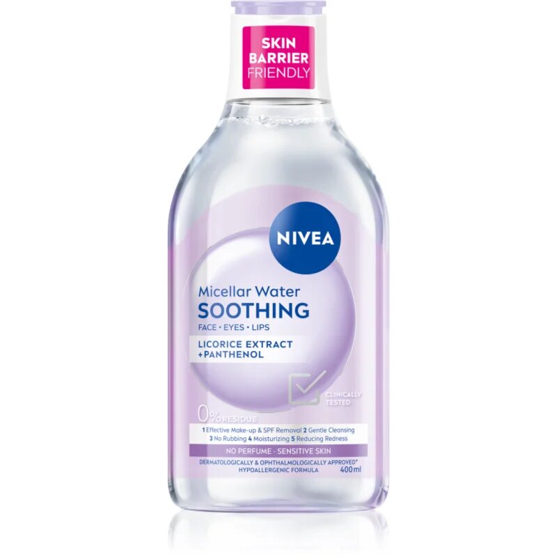 Nivea Micellar Soothing micelární čisticí voda pro citlivou pleť 400 ml