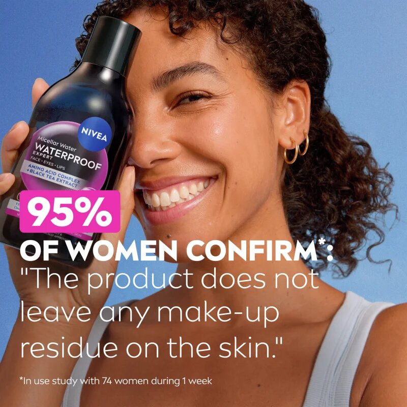 Nivea Micellar Waterproof čisticí micelární voda výhodné balení