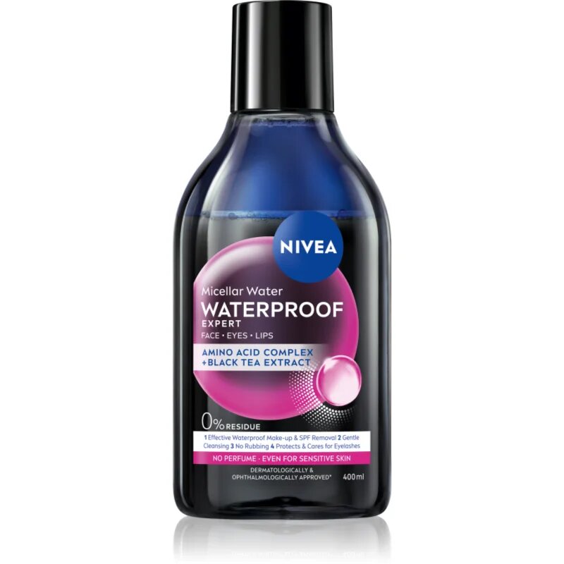 Nivea Micellar Waterproof dvoufázová micelární voda 400 ml