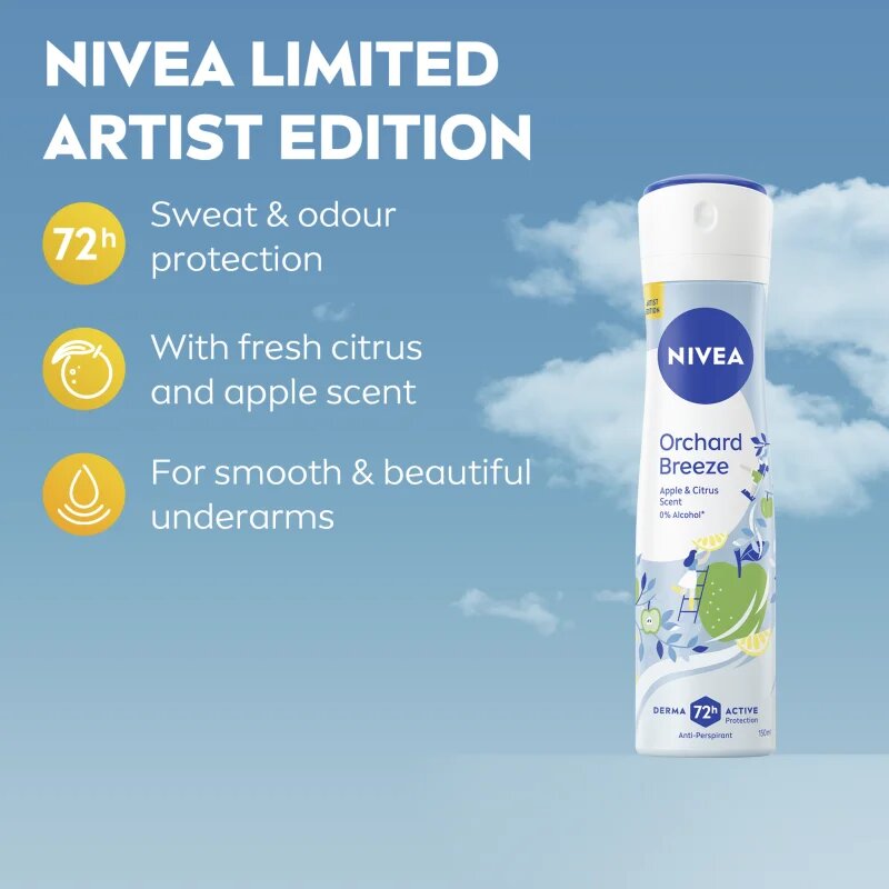 Nivea Orchard Breeze antiperspirant ve spreji 150 ml