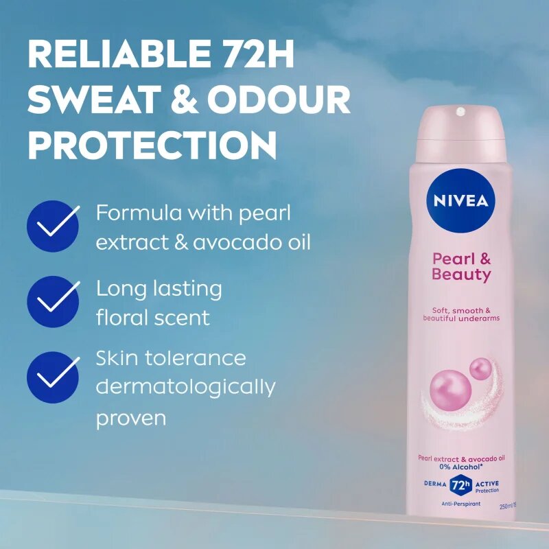 Nivea Pearl & Beauty antiperspirant ve spreji 150 ml