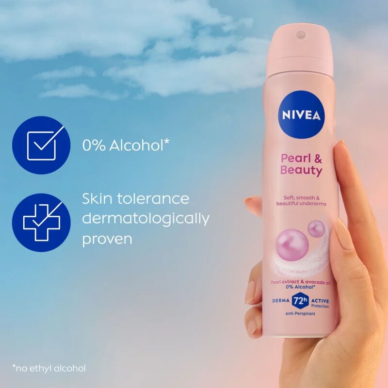 Nivea Pearl & Beauty antiperspirant ve spreji 150 ml