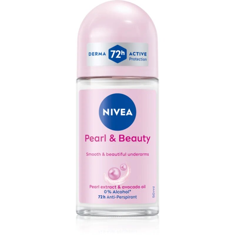 Nivea Pearl & Beauty kuličkový antiperspirant pro ženy 72h 50 ml