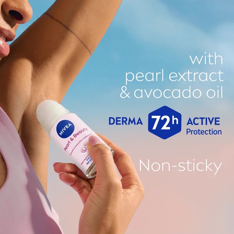Nivea Pearl & Beauty kuličkový antiperspirant pro ženy 72h 50 ml