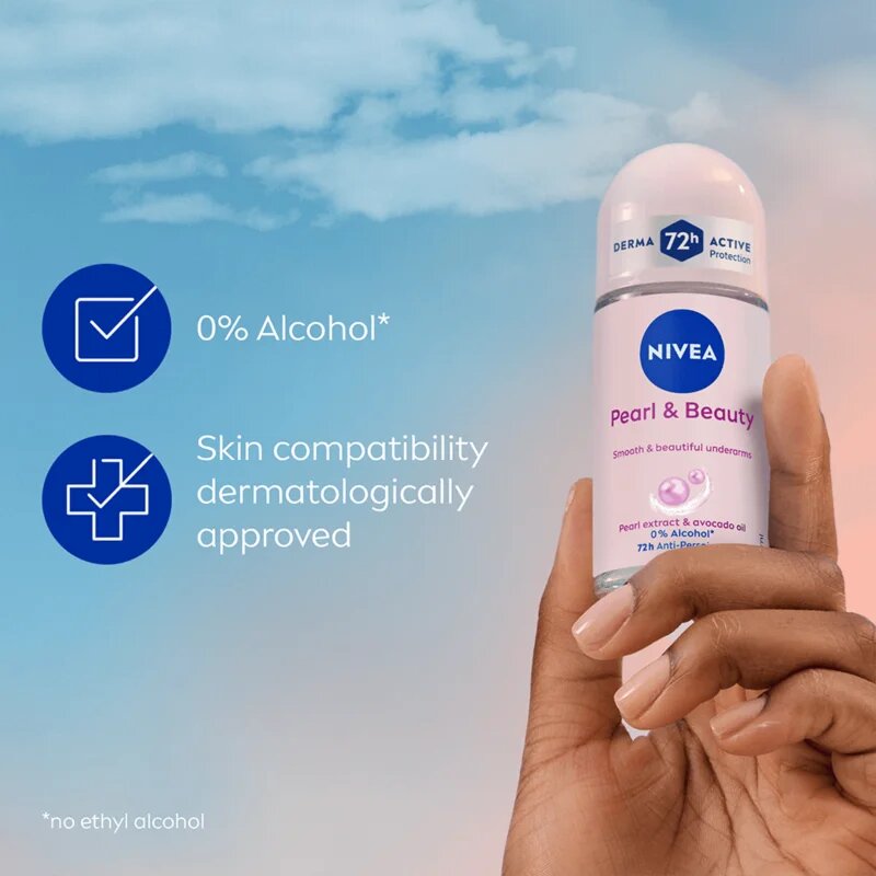 Nivea Pearl & Beauty kuličkový antiperspirant pro ženy 72h 50 ml