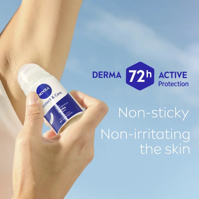 Nivea Protect & Care kuličkový antiperspirant pro ženy 50 ml