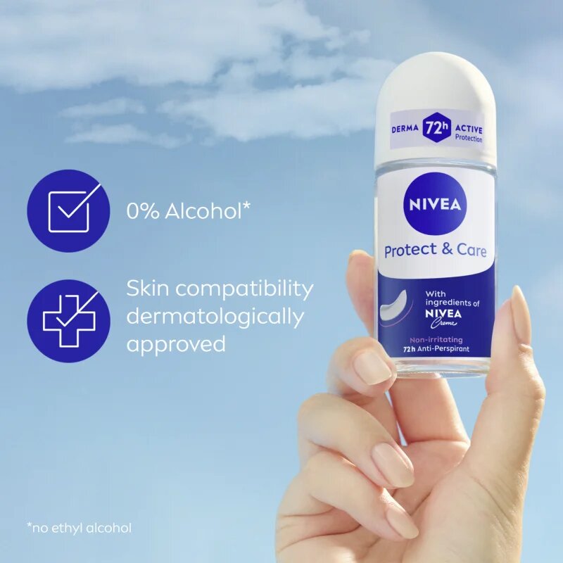 Nivea Protect & Care kuličkový antiperspirant pro ženy 50 ml