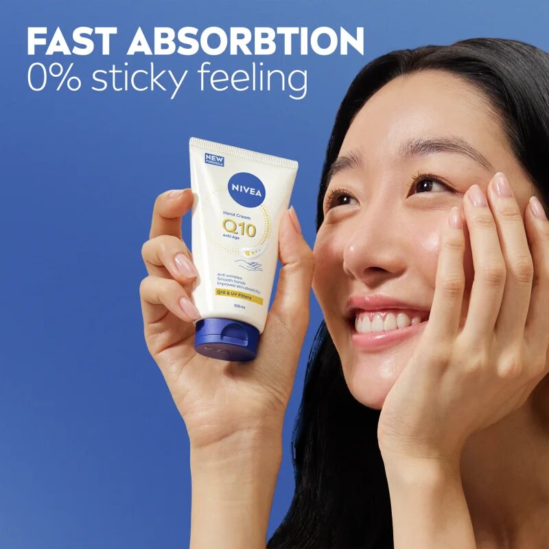 Nivea Q10 Anti-Age Care krém na ruce obnovující pružnost pokožky 100 ml