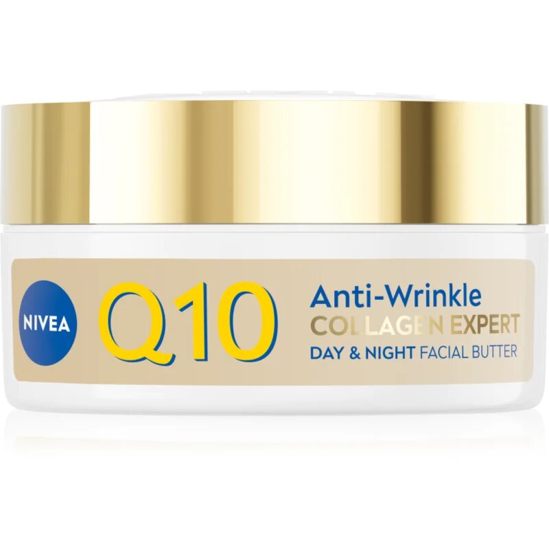 Nivea Q10 Anti-Wrinkle Collagen Expert hloubkově vyživující máslo proti vráskám 50 ml