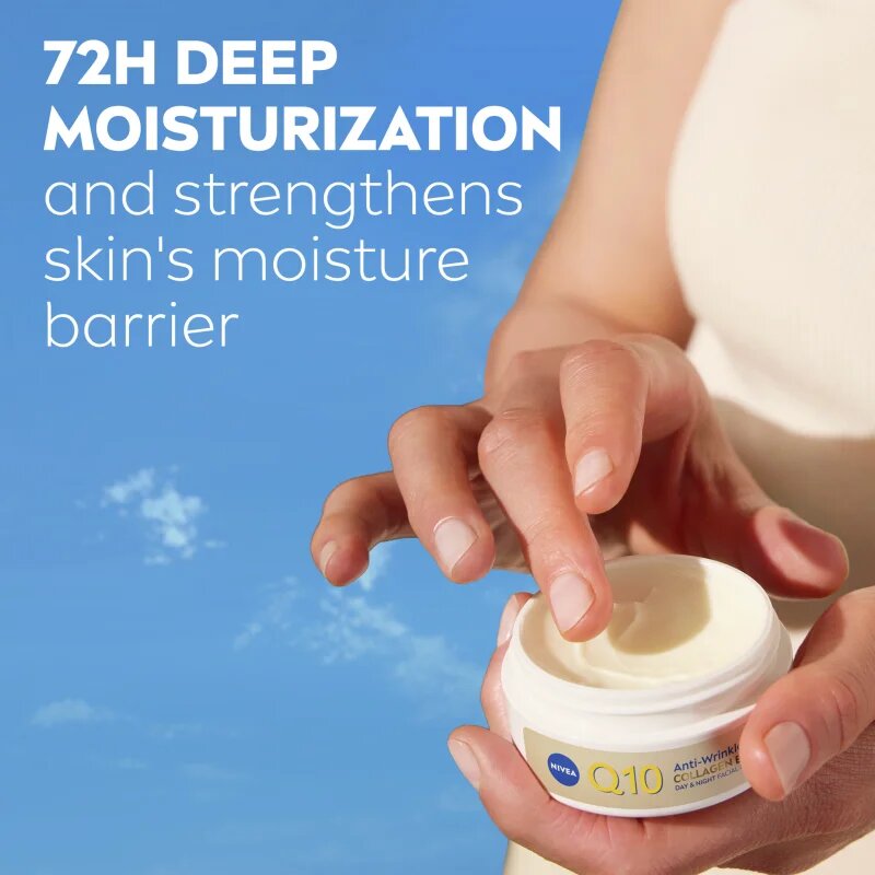 Nivea Q10 Anti-Wrinkle Collagen Expert hloubkově vyživující máslo proti vráskám 50 ml