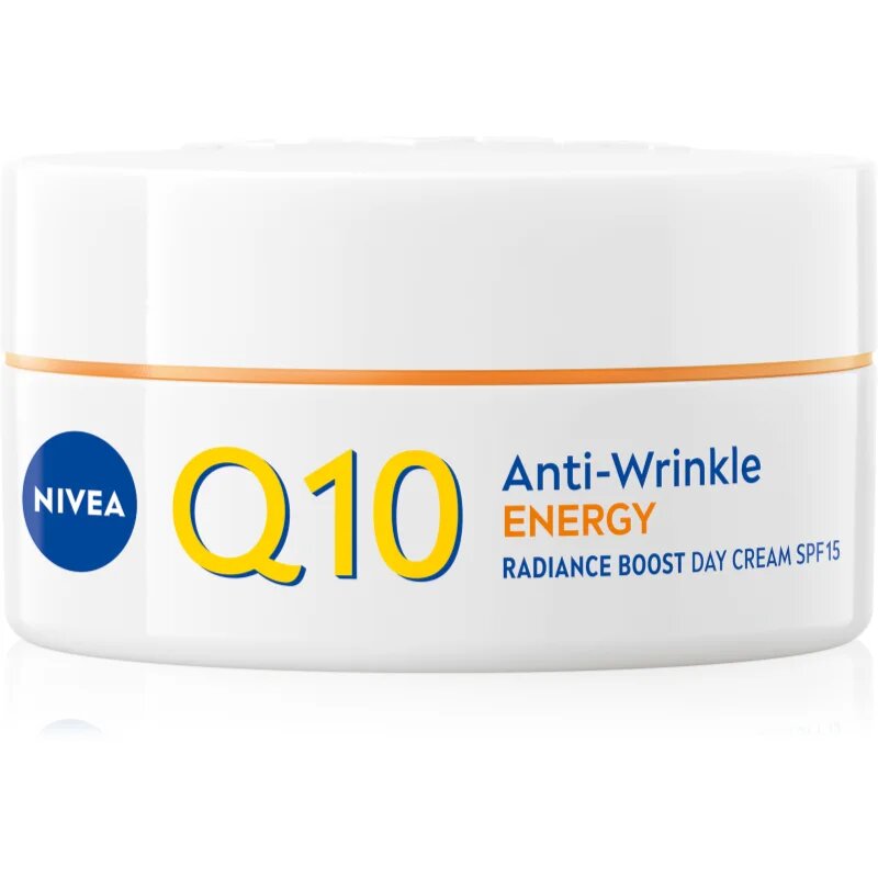 Nivea Q10 Anti-Wrinkle Energy energizující denní krém proti vráskám SPF 15 50 ml