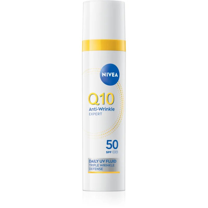 Nivea Q10 Anti-Wrinkle ultra lehký fluid SPF 50 40 ml