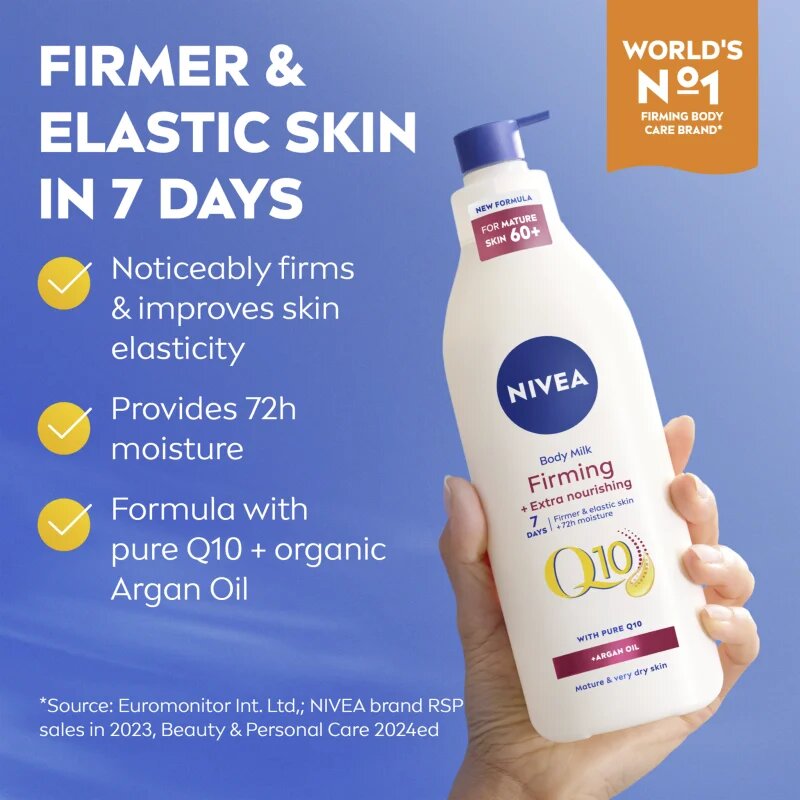 Nivea Q10 Firming + Extra Nourishing zpevňující tělové mléko 400 ml