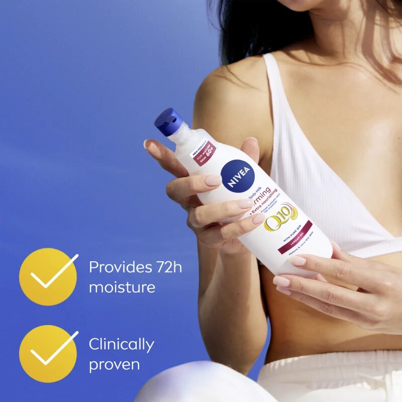 Nivea Q10 Firming + Extra Nourishing zpevňující tělové mléko 400 ml