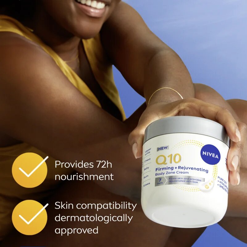 Nivea Q10 Firming & Rejuvenating zpevňující tělový krém 400 ml