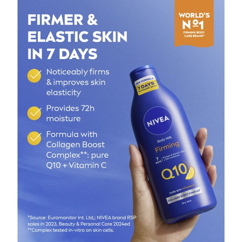 Nivea Q10 Firming výživné zpevňující tělové mléko 400 ml