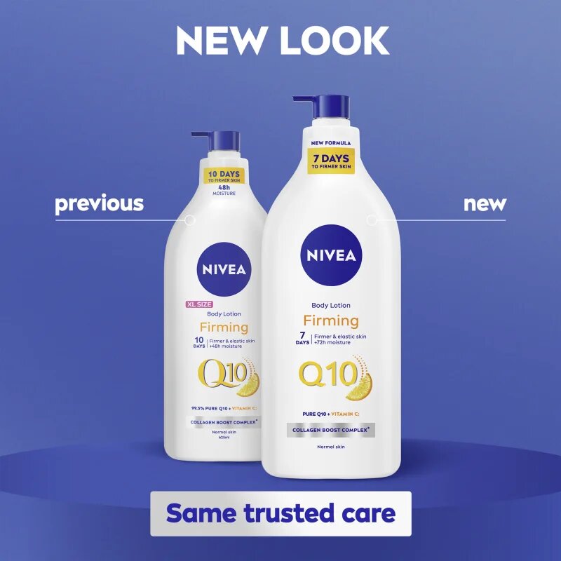 Nivea Q10 Firming zpevňující tělové mléko 625 ml