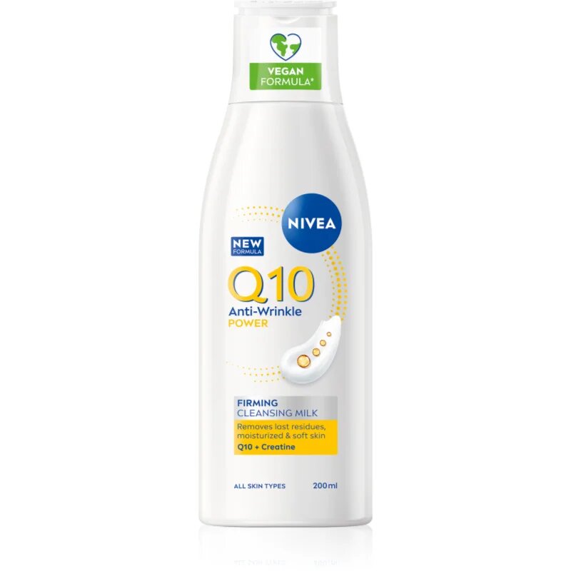 Nivea Q10 Power čisticí pleťové mléko proti vráskám 200 ml