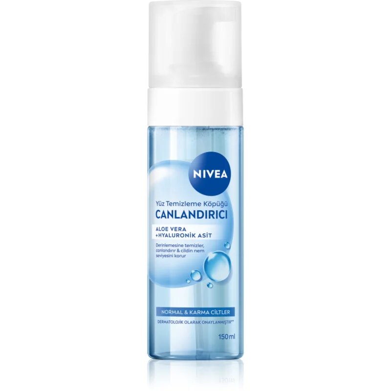 Nivea Refreshing čisticí pleťová pěna pro normální až smíšenou pleť 150 ml