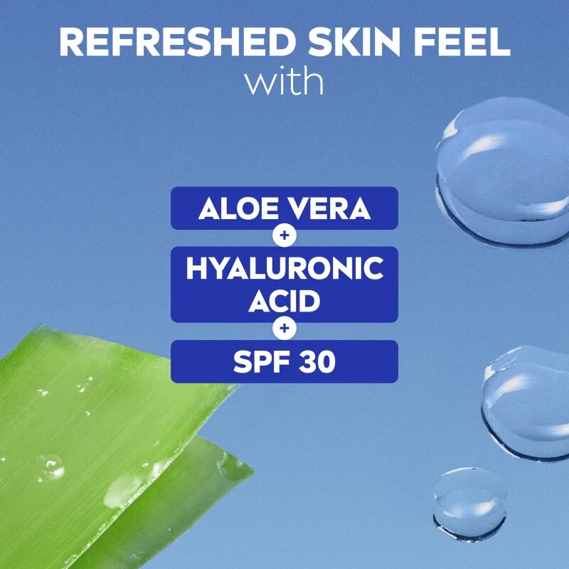 Nivea Refreshing lehký hydratační krém SPF 30 50 ml