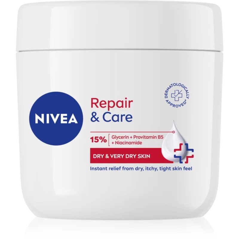 Nivea Repair & Care výživný regenerační krém pro suchou pokožku 400 ml