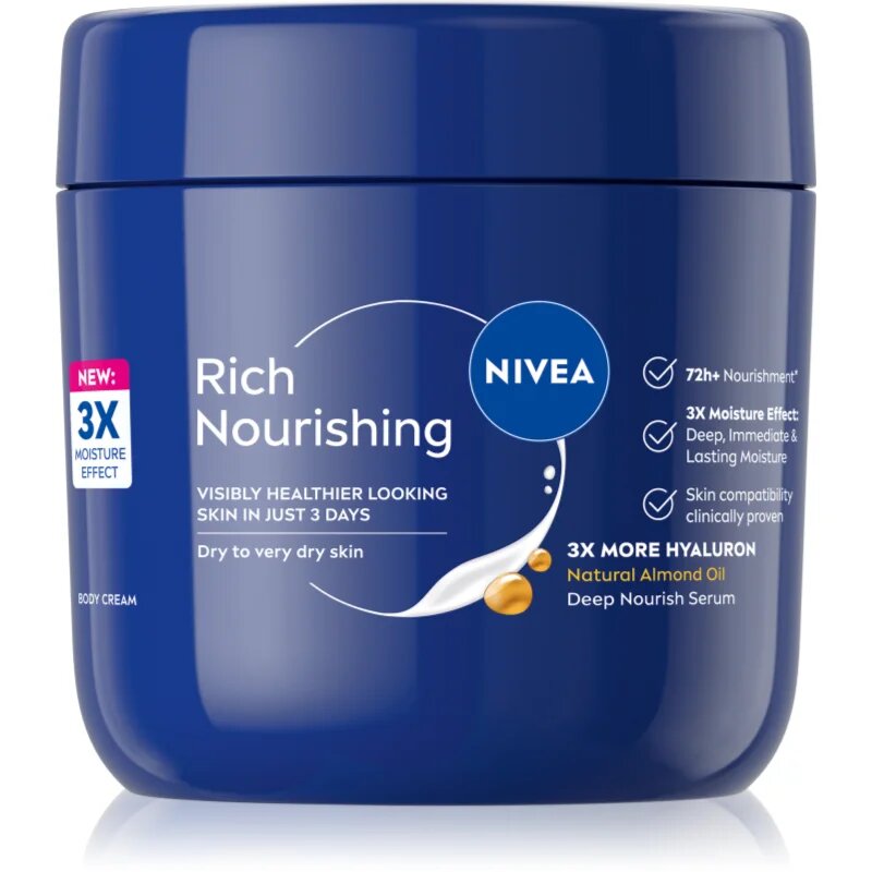 Nivea Rich Nourishing výživný tělový krém 400 ml
