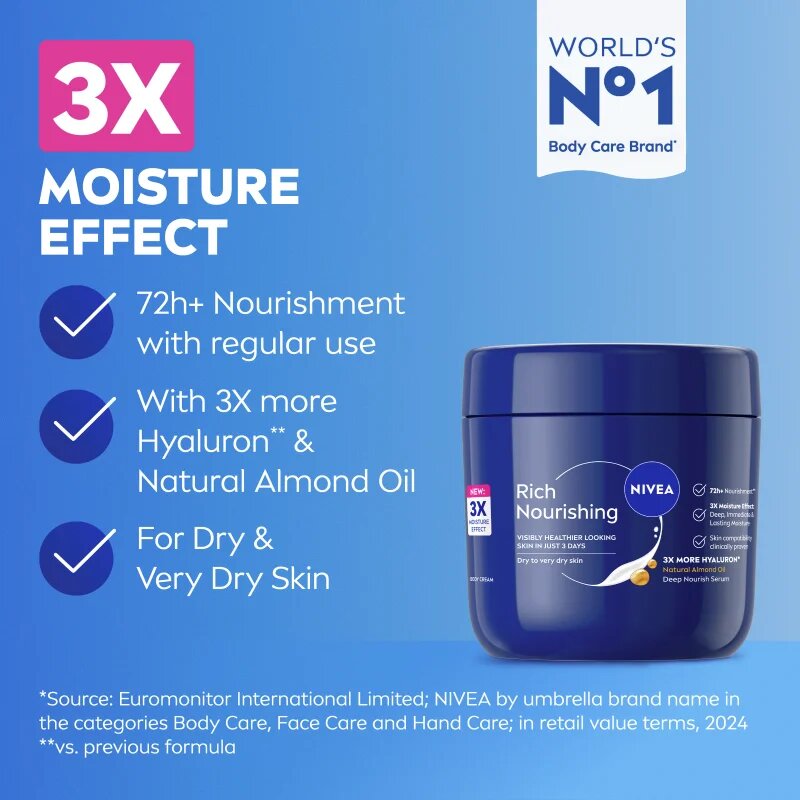 Nivea Rich Nourishing výživný tělový krém 400 ml