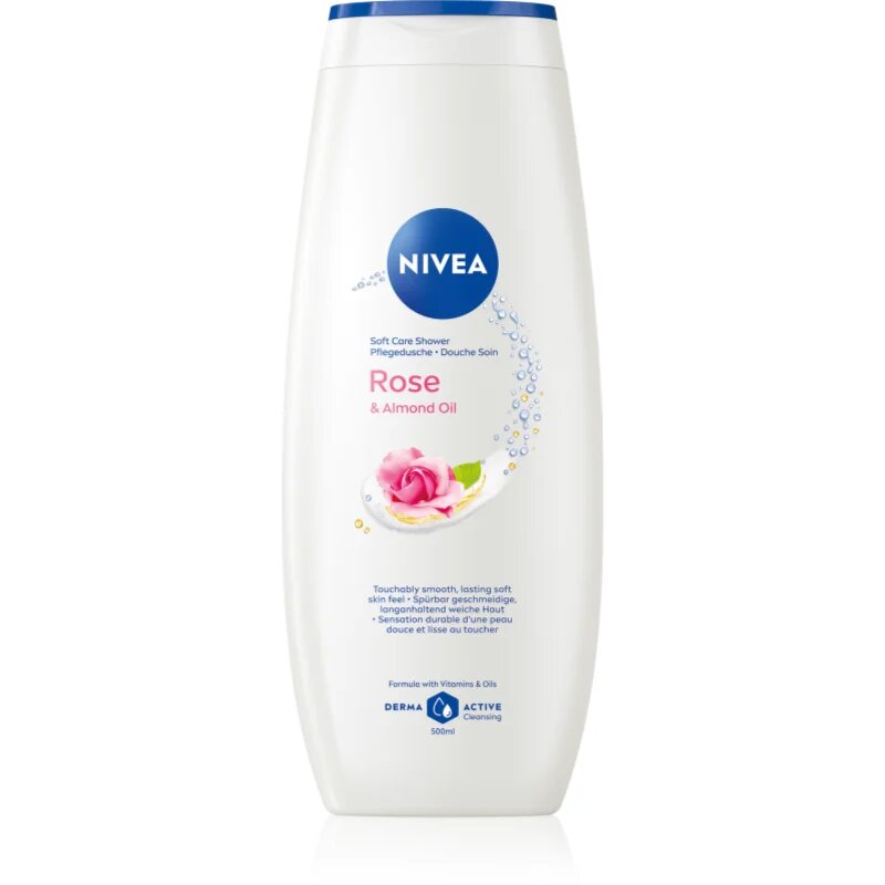 Nivea Rose & Almond Oil sprchový gel 500 ml
