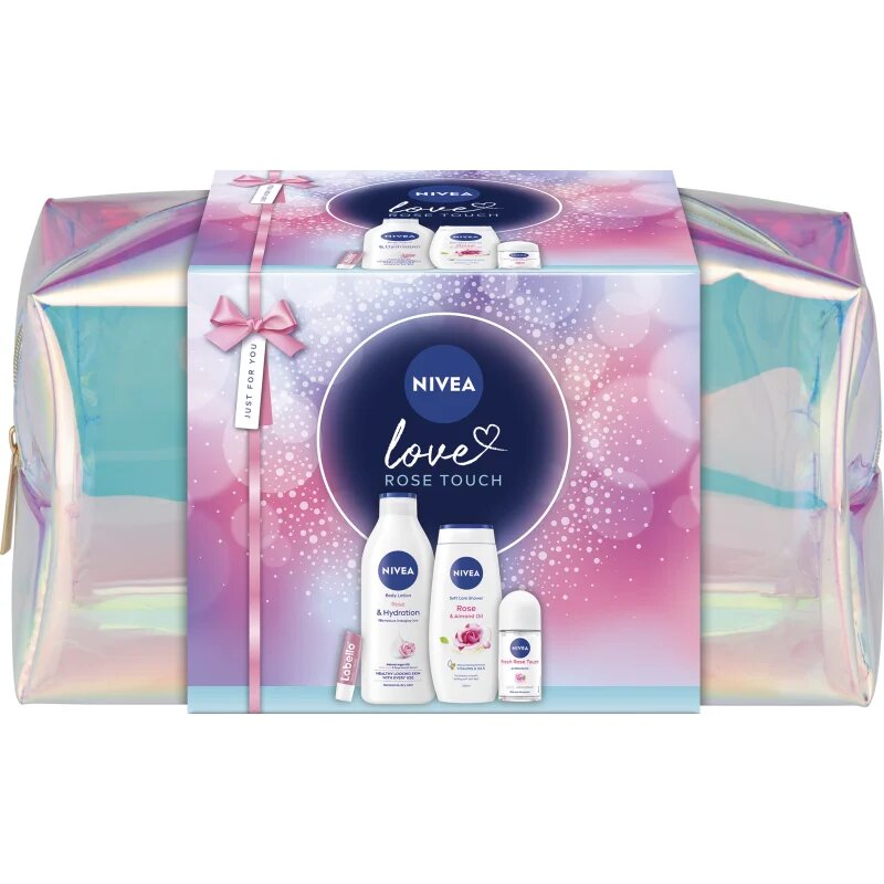 Nivea Rose Touch dárková sada pro výživu a hydrataci