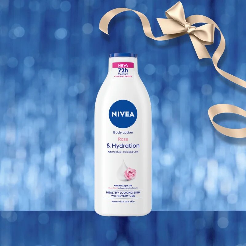 Nivea Rose Touch dárková sada pro výživu a hydrataci