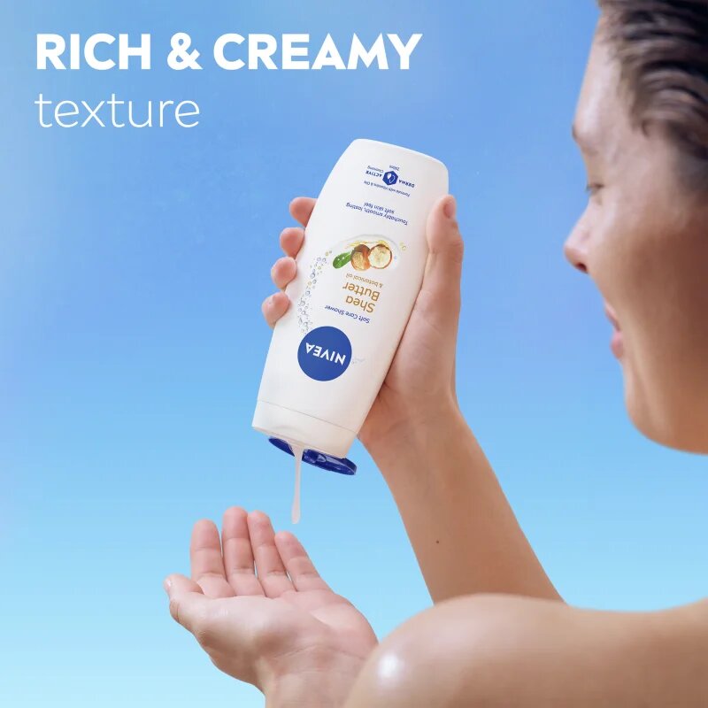 Nivea Shea Butter & Botanical Oil krémový sprchový gel 250 ml