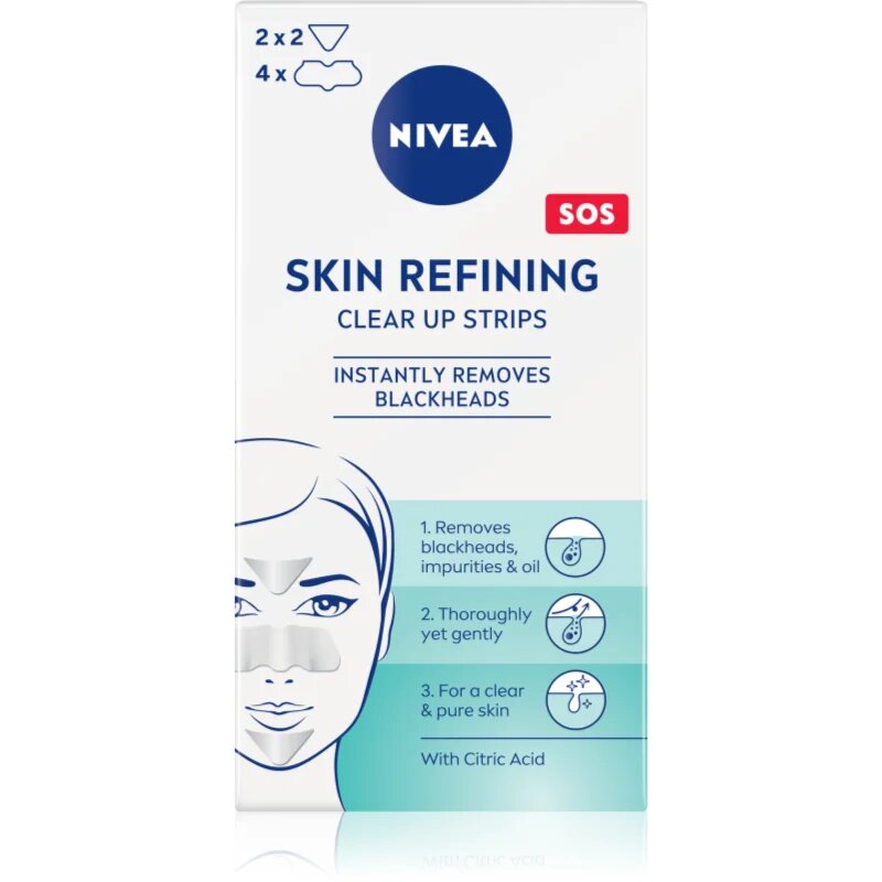 Nivea Skin Refining čisticí pleťové náplasti 6 ks