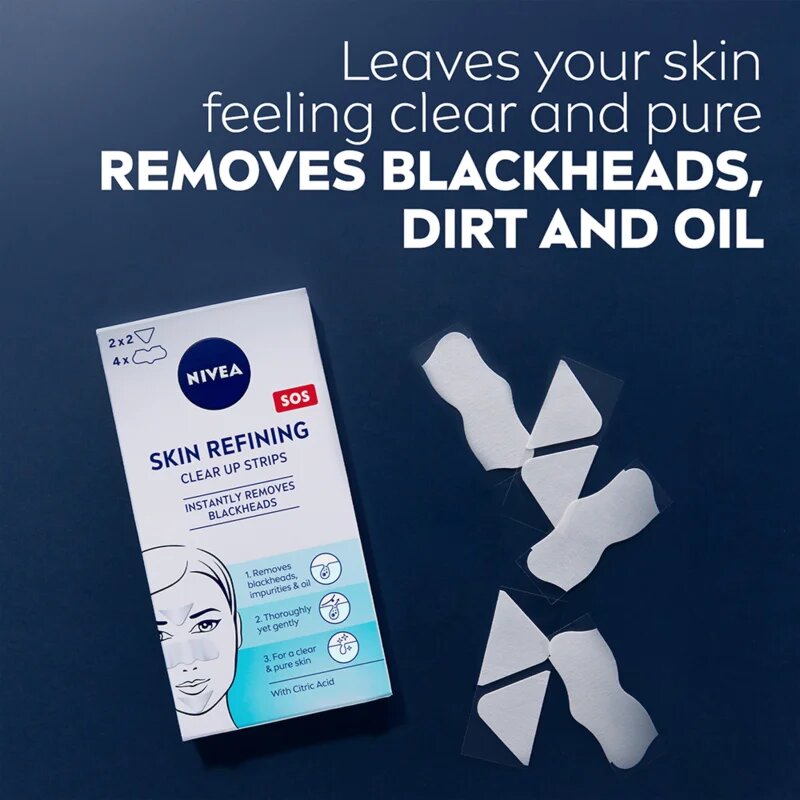 Nivea Skin Refining čisticí pleťové náplasti 6 ks