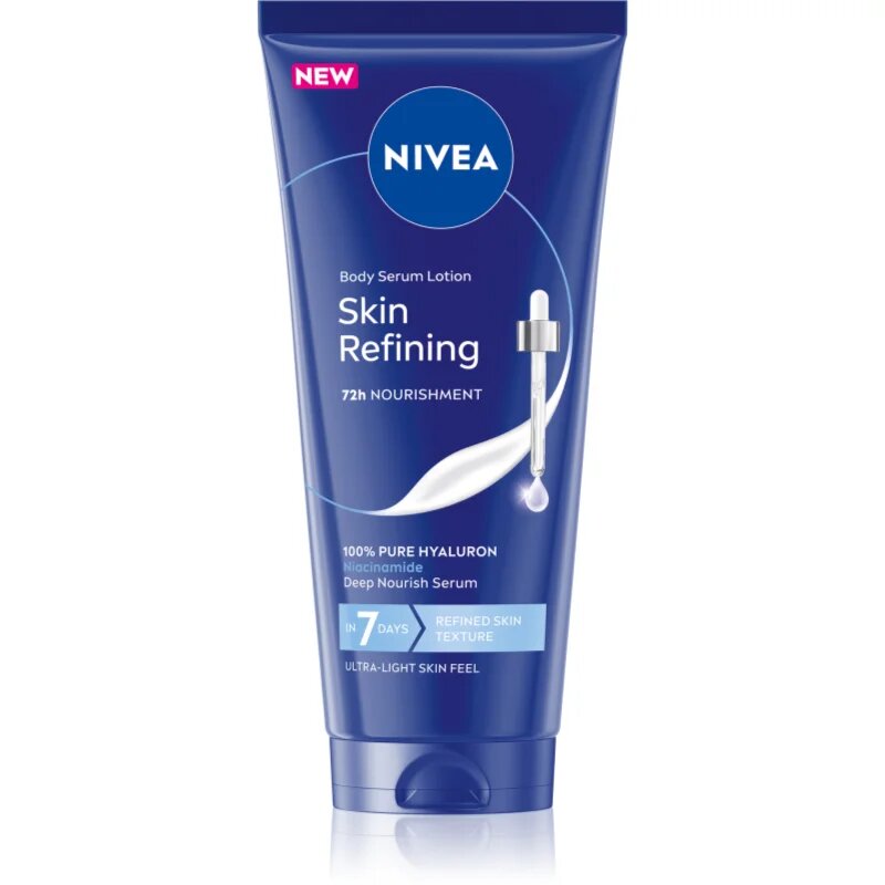 Nivea Skin Refining tělové sérum pro výživu a hydrataci 200 ml