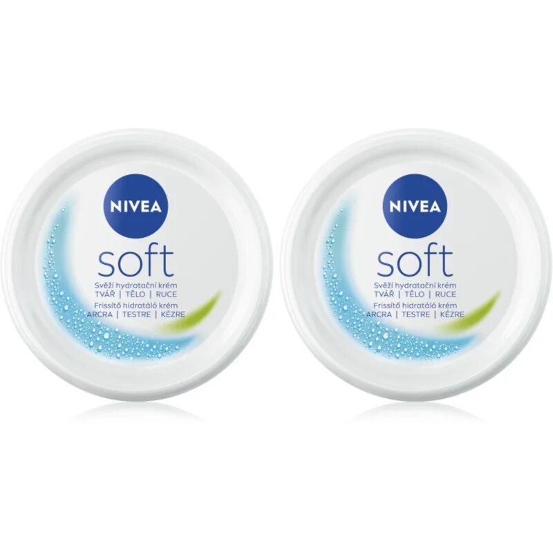 Nivea Soft svěží hydratační krém výhodné balení