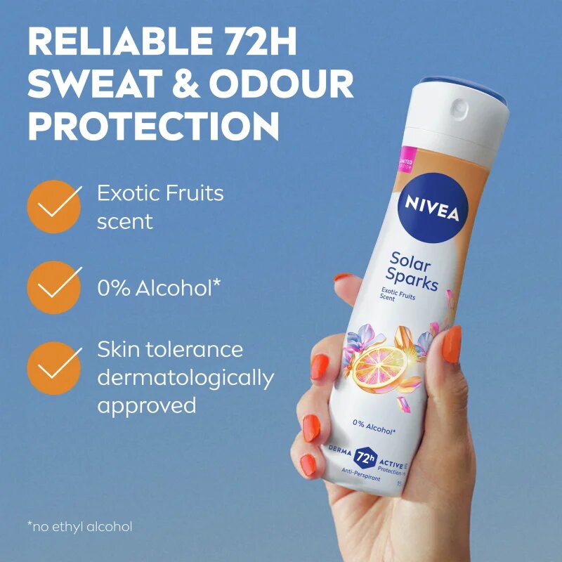 Nivea Solar Sparks antiperspirant ve spreji 150 ml