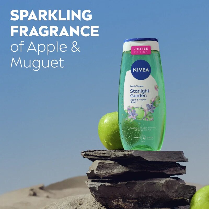 Nivea Starlight Garden osvěžující sprchový gel limitovaná edice 250 ml