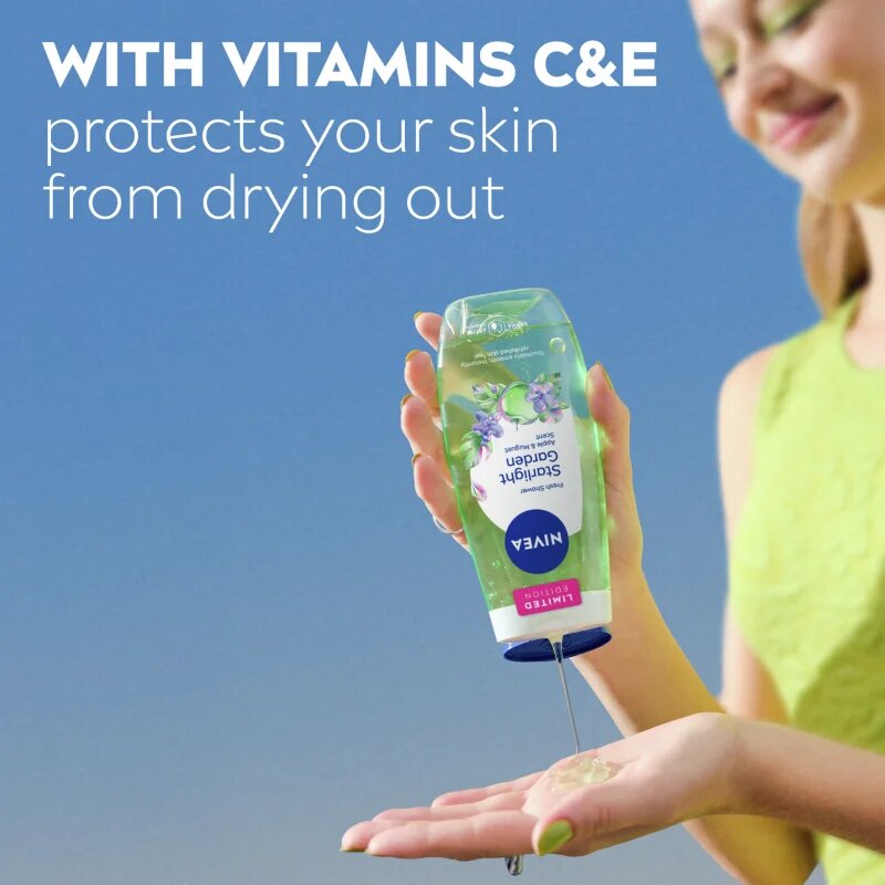 Nivea Starlight Garden osvěžující sprchový gel limitovaná edice 250 ml