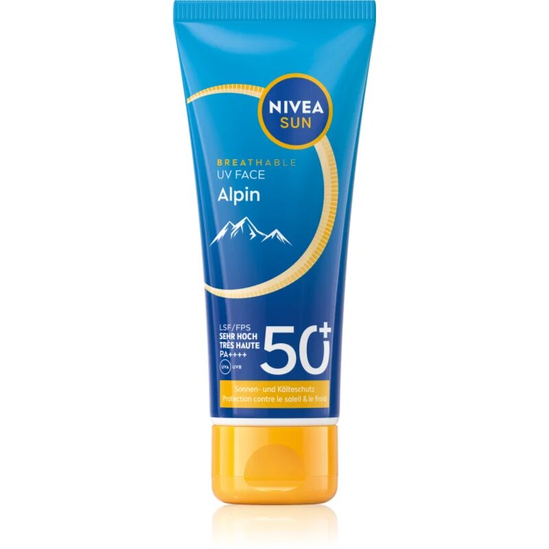 Nivea SUN Alpin pleťový krém na opalování proti chladu a větru SPF 50+ 40 ml