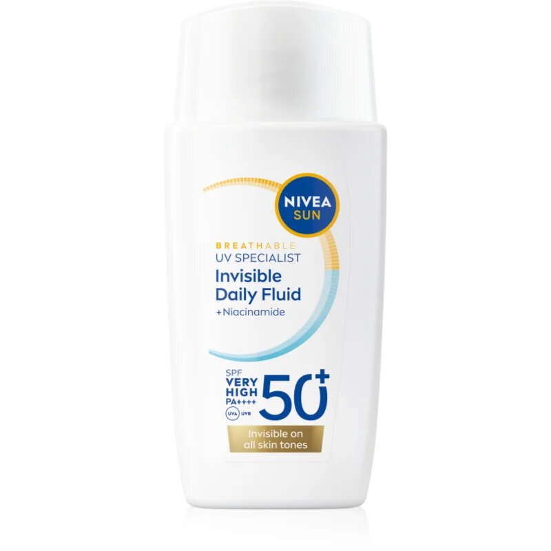 Nivea SUN Invisible Daily Fluid lehký ochranný fluid SPF 50+ 40 ml