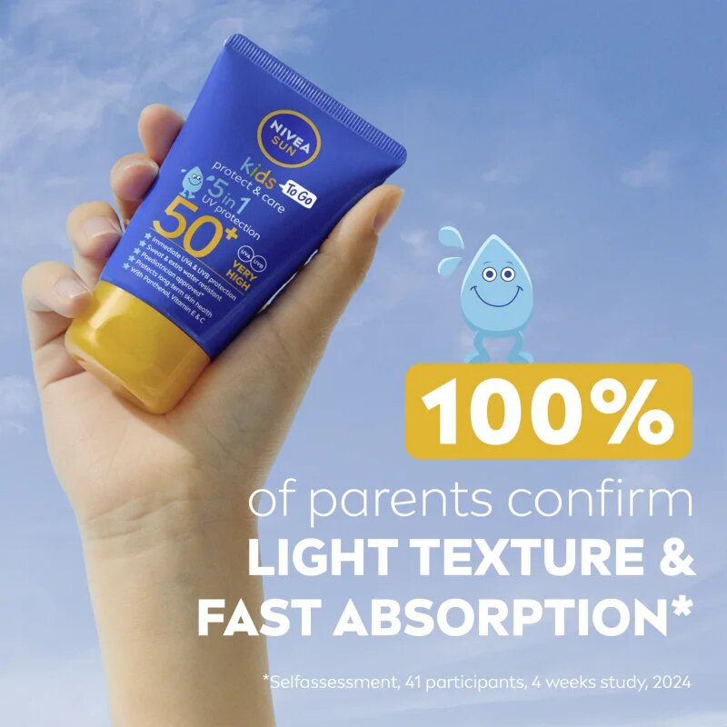 Nivea SUN Kids dětské mléko na opalování 5 v 1 SPF 50+ 50 ml