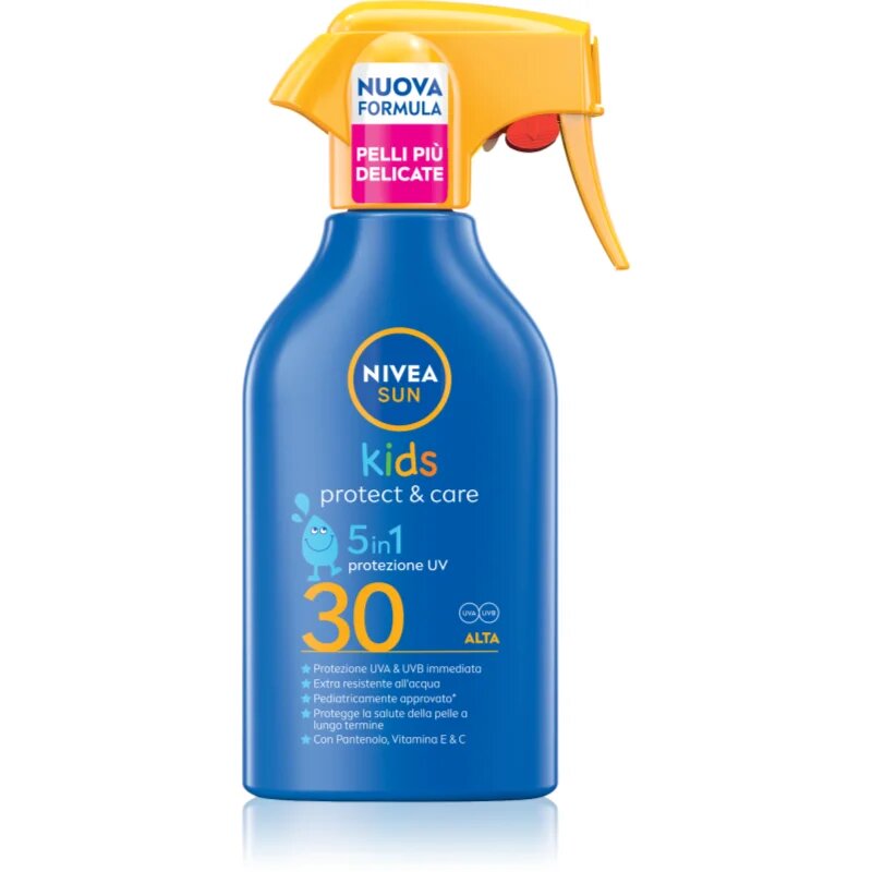 Nivea SUN Kids dětský sprej na opalování 5 v 1 SPF 30 250 ml